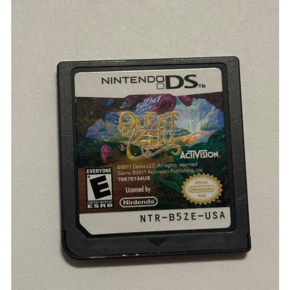 Zhu Zhu Pets: Quest For Zhu DS Game Cartridge‎ - Tested/Works